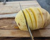 Foto del paso 9 de la receta: Conejo al horno con calabaza y patata estilo hasselback
