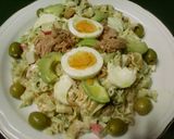 Foto del paso 3 de la receta Ensaladilla de pasta tricolor festiva