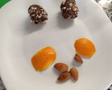 Foto del paso 11 de la receta Huevos de chocolate con naranja, Almendras y mermelada de fresa