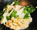 奶油小白菜炒豆皮的食譜步驟5照片
