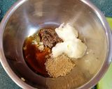 紫蘇蛋黃醬伴雞的食譜步驟4照片