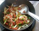 A picture of step 1 of Sandwich Dhokla.