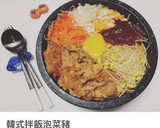 今晚歐爸來用餐：韓式拌飯/韓國炸雞(年糕)/泡菜牛奶鍋的食譜步驟4照片