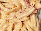 Pasta en salsa carbonara