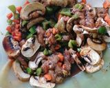 A picture of step 2 of Chicken Fajitas with Vegetables.