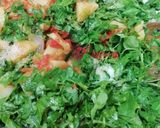 A picture of step 5 of Methi Aaloo (Potato fenugreek leaves vegetable).