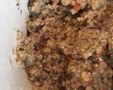 A picture of step 5 of Mushroom quinoa.