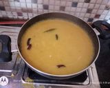 A picture of step 2 of Masoor dal tangy.