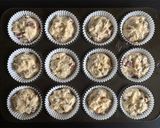 A picture of step 5 of Rhubarb Crumble Cupcakes.