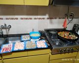 Foto del paso 1 de la receta: Mariscos a la crema parmesana al disco