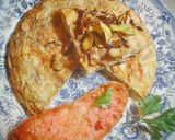 Foto del paso 14 de la receta Tortilla de alcachofas, bacon y judías blancas