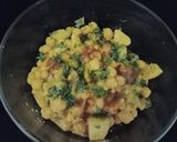 A picture of step 6 of Cholay chaat.