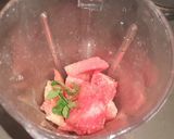 A picture of step 1 of Watermelon mint mojito.