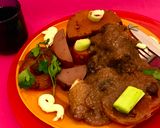 Foto del paso 17 de la receta: Mi rabito de novillo con salsa gravy de Malbec y verduras en cocción lenta -Slow Cook-