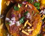 A picture of step 3 of Aloo tikki.