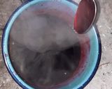 Foto del paso 2 de la receta: Coulis de jamaica con mezcal y coulis de maracuyá