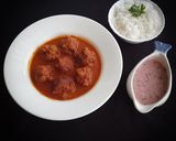 A picture of step 11 of Prawns kofta curry.