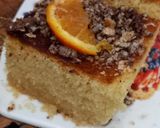 صورة لخطوة 2 من وصفة بسبوسة بالبرتقال 🍊