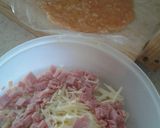 Foto del paso 2 de la receta: Bombas de pollo rellenas de jamón con queso
