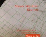 A picture of step 7 of Masala Akki Roti.....South Special.