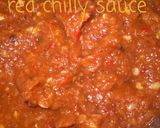 रेड चिली सॉस(red chilli sauce recepie inhindi) रेसिपी चरण 3 फोटो