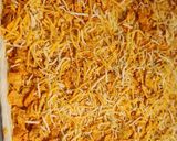 A picture of step 2 of Taco crescent roll casserole.