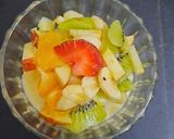A picture of step 3 of Fruit custard delight.
