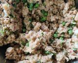 A picture of step 2 of Poha mutter cutlets.