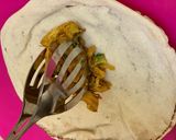 A picture of step 7 of Chicken and chips wrap 2🍗🌯🌯🌯🍟.