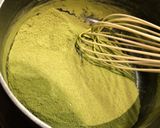 A picture of step 2 of Soy milk green tea ice cream.