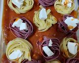 Foto del paso 5 de la receta: Nidos de Fettuccini 4 quesos