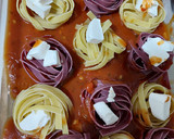 Foto del paso 5 de la receta: Nidos de Fettuccini 4 quesos