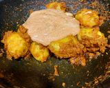 A picture of step 4 of Kashmiri Dum Aloo.