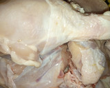 A picture of step 1 of KFC chicken.