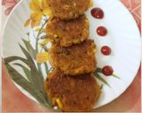 A picture of step 10 of Broken wheat vegetable cutlet.