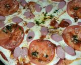 Foto del paso 5 de la receta: Pizzas casera media masa c/ jamón, queso, tomate y fugazzeta! 🍕