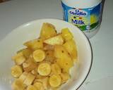 Pineapple banana smoothie recipe step 1 photo