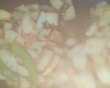 A picture of step 4 of Alu matar.