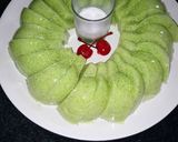Foto langkah ke 5 dari resep Puding Tape Ketan Hijau.