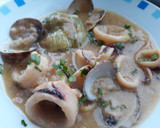 Foto del paso 6 de la receta: Guiso de calamar con almejas y alcachofas