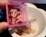 Foto langkah ke 2 dari resep Bubur Daging Telur Puyuh (MPASI Bayi 6 Bln+).