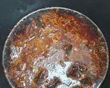 A picture of step 3 of Korean style glazed beef.