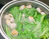 Hình bước làm 2 của món Cơm trưaCanh cải chả cá thuCá hú kho ớtĐậu rồng xào mỡ