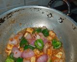 A picture of step 3 of Chilli paneer.