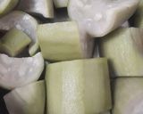 A picture of step 3 of Bottle gourd pickle.