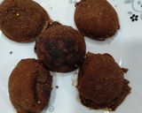 A picture of step 3 of Bourbon choco lava cake.