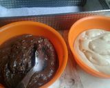 Foto del paso 2 de la receta: Bizcochuelo marmolado de chocolate blanco y chocolate negro