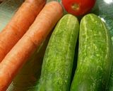 Foto langkah ke 1 dari resep Acar kuning wortel mentimun 🥕.