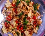 पापड़ चाट(papad chaat recipe in hindi) रेसिपी चरण 7 फोटो