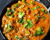 A picture of step 8 of Hare Chane Ke Sabji.